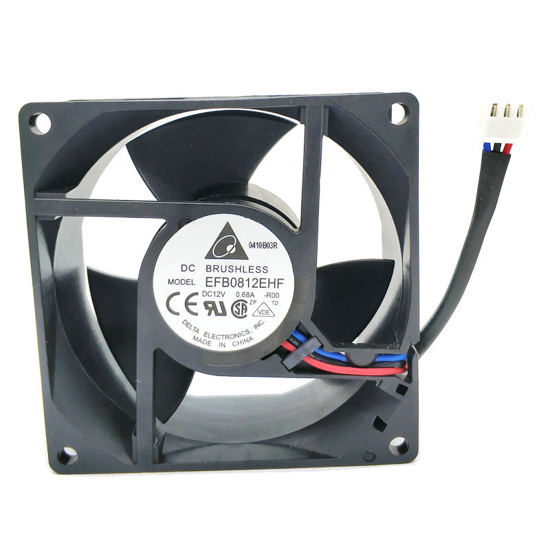 Original DELTA EFB0812EHF Cooling Fan 12V 0.68A 8.16W 3wires EFB0812EHF Fans